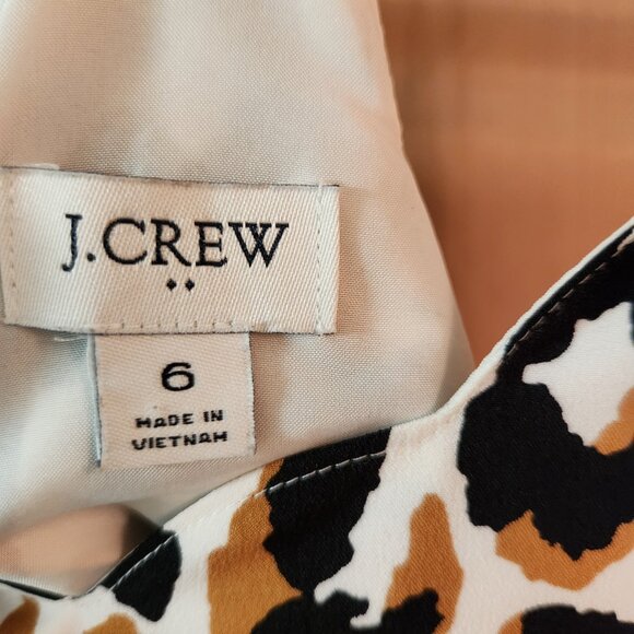 J Crew halter leopard cheetah print shell top 6 - Picture 2 of 3